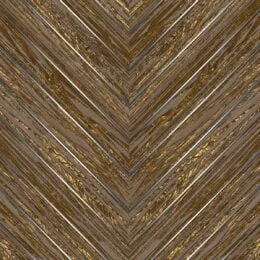 Chevron Wood Gold