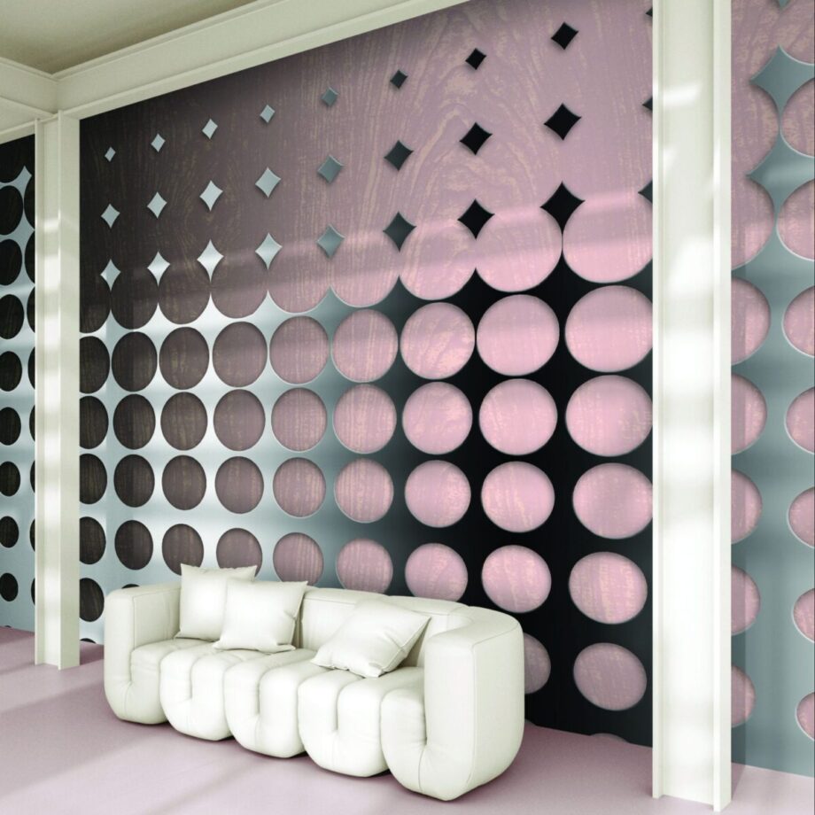 Dots Pink Black