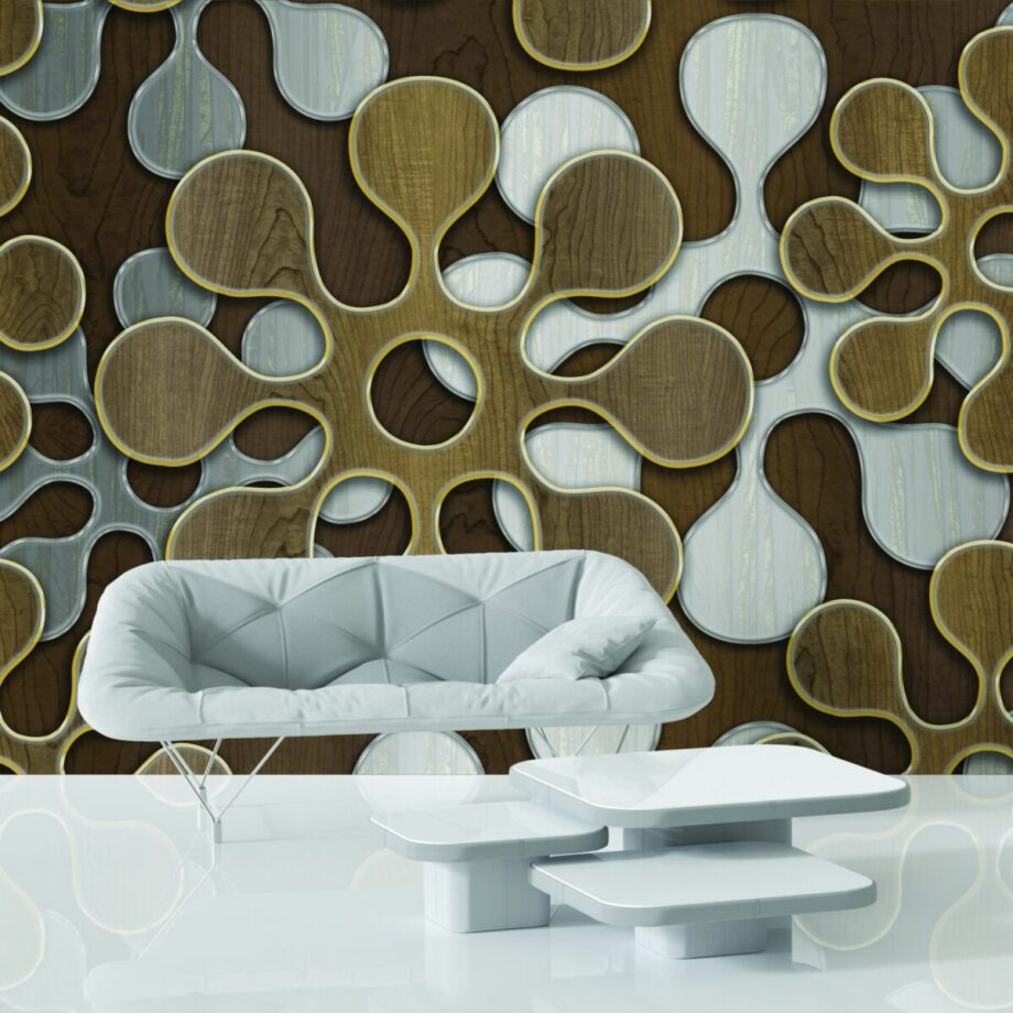 Flower Wood Gold