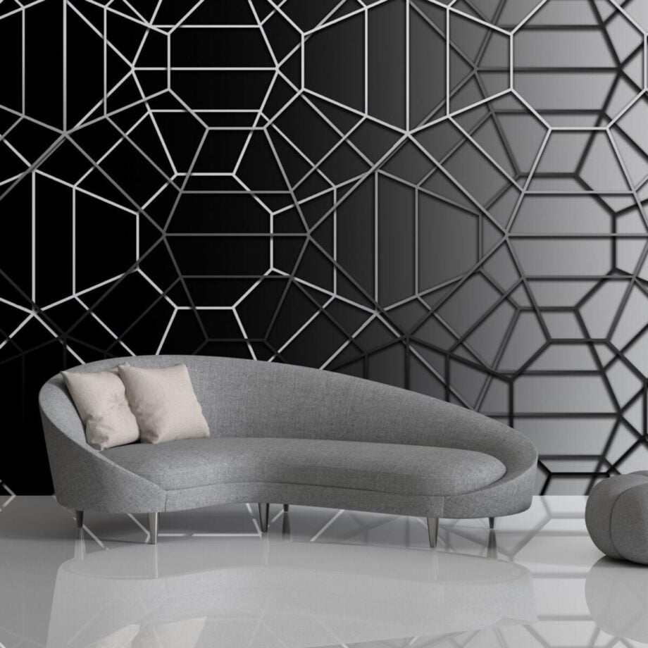 Web Ombre Black & White