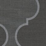 Obana Ogee - Slate Wallcover
