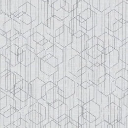 Rubix - Polar Silver Wallcover