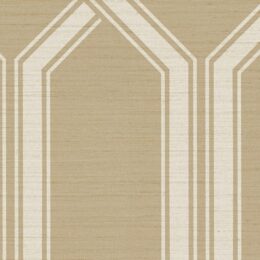 Shima Trellis  - Almond Biscuit Wallcover