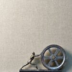 Jacquard Weave - Indigo - Wallcover