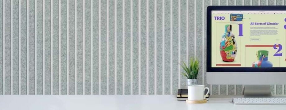 Mode Acoustic Felt Slat Panels